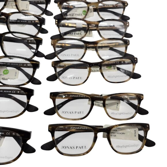 Jonas Paul Kids Optical Glasses Lot Of 26 Black & Tortoise Shell Frames With Dem - Picture 6 of 7